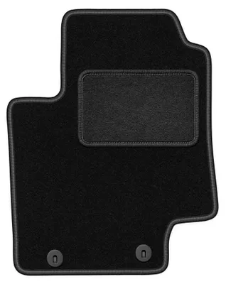 Image de Tapis conducteur en moquette pour Hyundai i20 I 2008-2014 (à hayon) – 1 pièce, noir, sur mesure – Wielganizator LUX