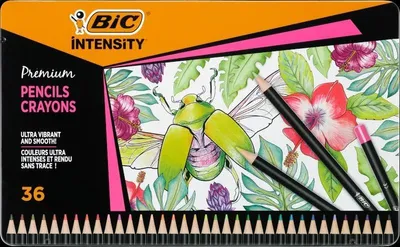 Zdjęcie produktu dla Kredki ołówkowe Intensity Premium 36 kolorów BIC