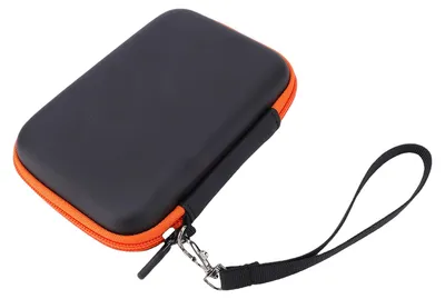 Image de Étui de transport rigide adapté au disque dur externe portable LaCie Rugged Mini : étui de rangement étanche et résistant aux chocs