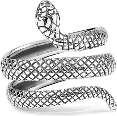 Produktbild von MATERIA Schlangenring Silber 925 Damen Schmuck Ring Schlange antik Wickelring in 16 17 18 19 20 21mm SR-35
