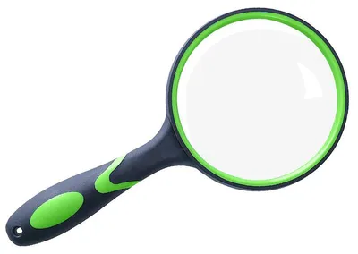 Produktbild von Lupe 3fach Vergrößerung Echtglas bruchsicher 75 mm Linse