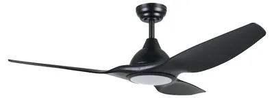 Image de Eglo Ventilateur de plafond Tunitas Ø 132 cm 16 W noir mat