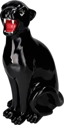 Produktbild von Gift Company Wildcat Leopard M schwarz 51cm