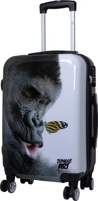 Produktbild von Hartschalen-Koffer Kleiner Handgepäck Reisekoffer Gorilla 55 cm Motivkoffer