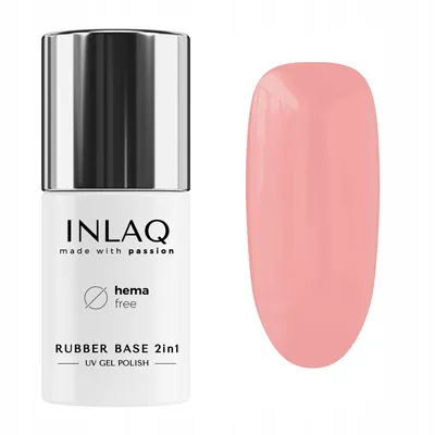 Zdjęcie produktu dla INLAQ Rubber Base Baza Kauczukowa Cover Salmon HEMA Free - Budująca