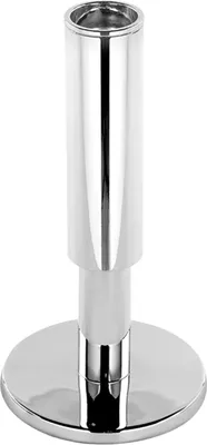 Produktbild von Fink RITMO, Leuchter, Edelstahl , Aluminium, vernickelt, Stahl, vernickelt, glatt, silberfarben, L. 10 cm, B. 10 cm, H. 18 cm 158642