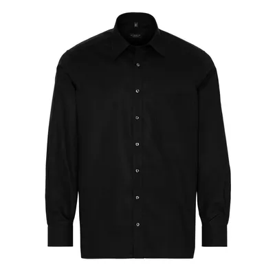 Produktbild von Eterna - Comfort Fit - Bügelfreies Herren Langarm Hemd (65cm) mit Basic Kent Kragen (1100 E198), Größe:46, Farbe:Schwarz (39)