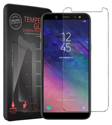 Immagine prodotto di 2x vetro blindato per la protezione dello schermo della pellicola di vetro di Samsung Galaxy A6