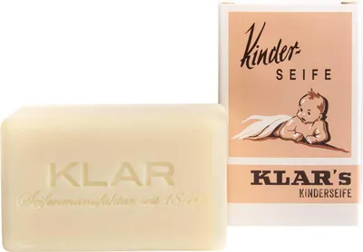 Produktbild von Klar Seifen Kinderseife 100g, Cosmos , palmölfrei