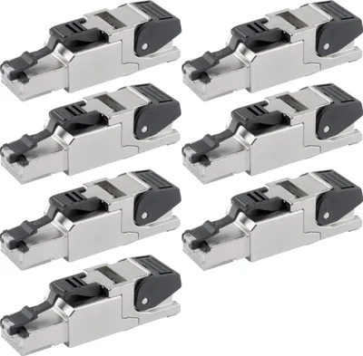 RJ45 Feldmontagestecker für AWG24/1-AWG22/1, AWG27/7-AWG22/7, 1 Stück
