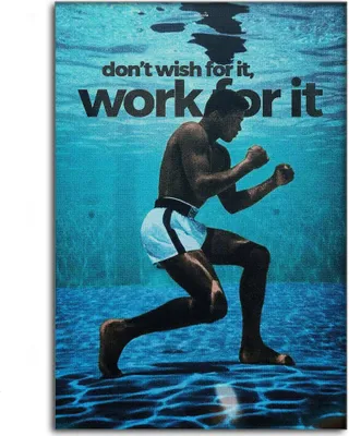 Produktbild von Work for it - Leinwandbild Motivation: 40x60 cm / Leinwand / Ohne Rahmen