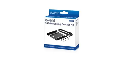 Obrázek produktu pro Ewent EW7007, 8,89 cm (3.5"), Černá, 2.5", Kov, 110 x 18 x 120 mm, 120 g