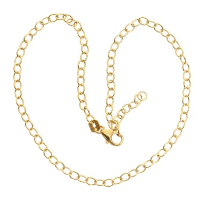 Produktbild von Fußkettchen echt Gold 333 (8 kt)  in 28 cm stufenlos verstellbar
