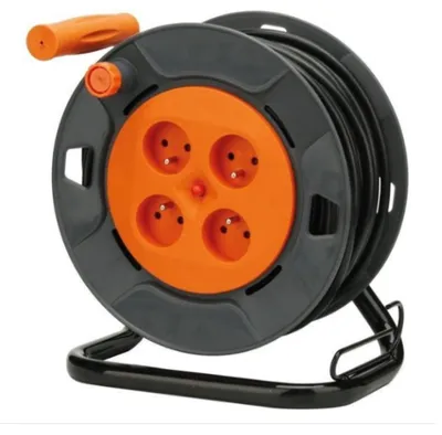 Produktbild von ZENITECH DIY Rolle - 4 Buchsen 16A - 3G1,5mm² - 25m