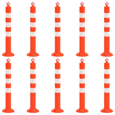 Immagine prodotto di Dissuasori Traffico con Catena 10 pz 75 cm in PE