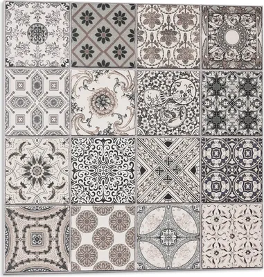 Obrázok produktu pre Vzory v štýle vintage– Samolepiace dlaždice – Nástenné obklady – Nástenné panely – Samolepiace obklady do kúpeľne – Samolepiace obklady do kuchyne – Samolepiace tapety na stenu – Nástenné dekorácie –4 Jednotky 50 x 50 cm