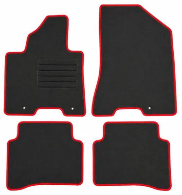 Fußmatten-Set für Kia Sportage 4 QL, 01/2016-2021, 4-teilig, Schwarz