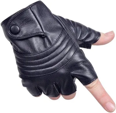 Obrázek produktu pro Motocyklové rukavice pro ženy a muže – černé vintage rukavice zPolyuretankůže pro motocyklisty a řidiče