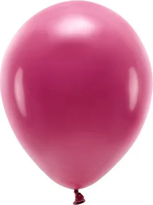 Produktbild von Öko-Luftballons 26cm Pastell, Burgund (1 Packung / 10 Stück)