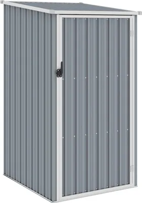 Produktbild von "im Angebot" Gerätehaus Grau 87x98x159 cm Verzinkter Stahl - Geräteschuppen CC20047
