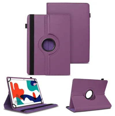 Produktbild von Tablet Hülle für Huawei MatePad 10.4 Schutzhülle Tasche Cover 360° Drehbar CaseFarben:Lila