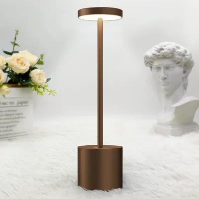 Obrázok produktu pre Nabíjateľná LED stolná lampa, 5000 mAh, bezdrôtová lampa s batériou