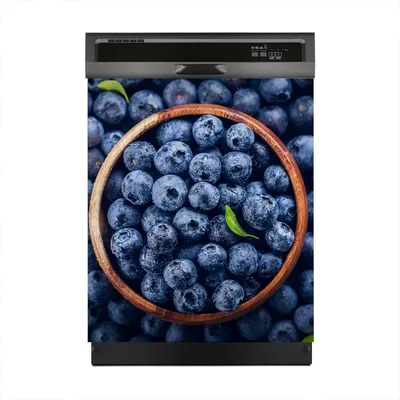 Produktbild von Aufkleber sticker 60x70 cm Dekorative folie Spülmaschine - Heidelbeeren in Schüssel