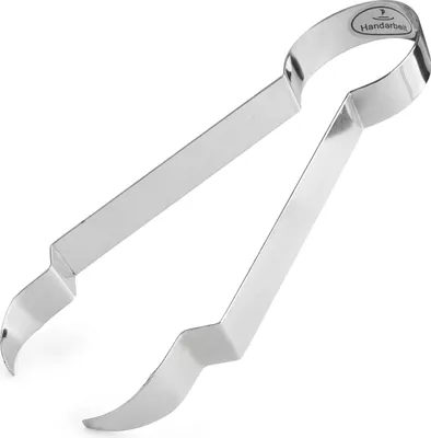 Produktbild von 17cm Kohlezange Edelstahl Räucherzange silber Räucherzubehör Shisha Grill Zange