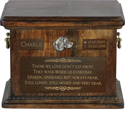 Productafbeelding van Bígl - Urn voor as van een hond, gepersonaliseerde urn met gravure, herdenkingskist voor as van een hond, merk Art-Dog