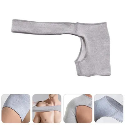 Produktbild von 2 Stück Fitness Schulterstützbandage Verstellbar Für Rechts Und Links, Schulterbandage, Zur Schmerzreduktion Und Verletzungsvorbeugung Beim Sport