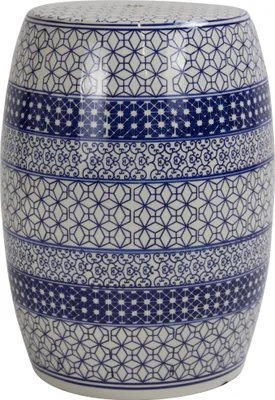 Immagine prodotto di Asianliving Sgabello da giardino in ceramica Porcellana smaltata Sgabello cinese Sgabello a tamburo Sgabello da giardino per interni/esterni 242-202