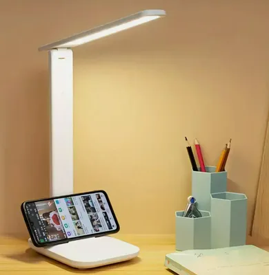Produktbild von Schreibtischlampe LED Akku USB kabellos Tischlampe Leselampe Dimmbar Faltbar NEU