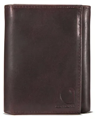 Produktbild von Carhartt OIL TAN LEATHER TRIFOLD WALLET B0000219, Farbe:dark brown