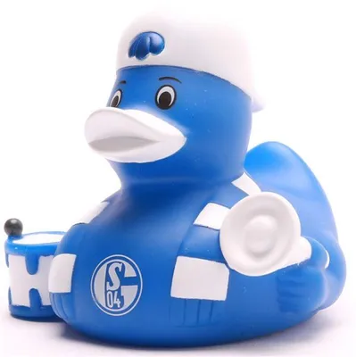 Produktbild von FC Schalke 04 Badeente Capo Vinyl 9 cm