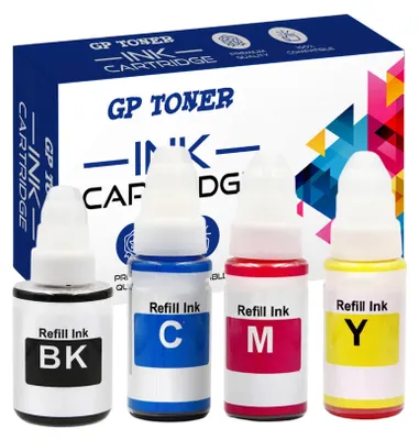 Produktbild von 4x Tinte Patronen für Canon GI-590 PIXMA G1500 G1510 G2500 G2510 G3500 G3510 G4500