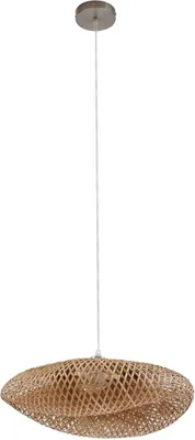 Produktbild von Lindby Hängeleuchte Eleane, Bambus, natur, Ø 50 cm