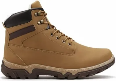 Produktbild von Herren High Top Isoliert Sneaker Schnürung Gefüttert Winterschuhe Meria Braun Gr.42