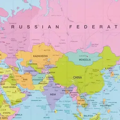 Image de Sous-main 500x380mm Carte du monde