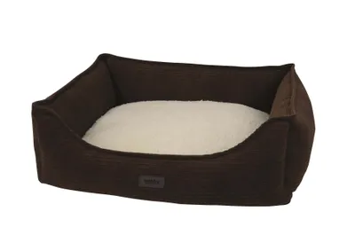 Produktbild von Nobby Komfortbett Kamba eckig braun, Maße: 60 x 48 x 19 cm
