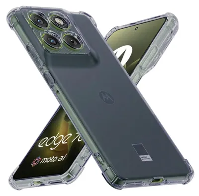 Zdjęcie produktu dla Techsuit Shockproof Clear etui do Motorola Edge 70 - dymny czarny