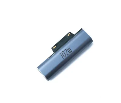 Obrázek produktu pro SYSTEM-S USB 3.1 adaptér typu C pro Microsoft Surface Pro 7 8 5 4 3 Go 102W kabel v šedé barvě