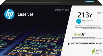 Produktbild von HP Toner 213Y W2131Y Cyan bis zu 12.000 Seiten