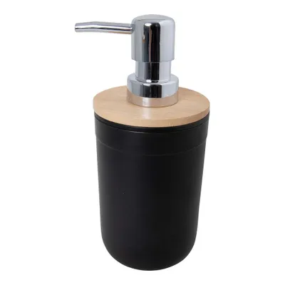 Produktbild von Berilo Seifenpumpe - Kunststoff - schwarz - 350 ml - nachfullbar