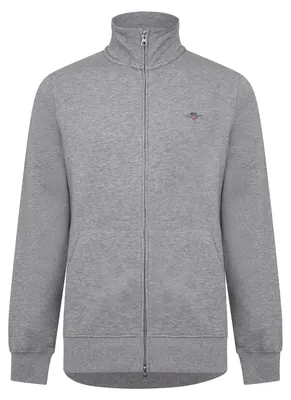 Zdjęcie produktu dla GANT Bluza z zamkiem błyskawicznym o regularnym kroju, szara, 4XL