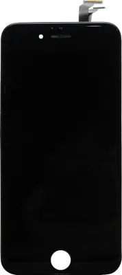 Produktbild von Display iPhone 6 RETINA LCD Glas vormontiert komplett Touch Digitizer Linse AAA+  Schwarz, Farbe:schwarz
