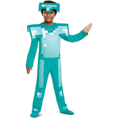 Produktbild von Disguise - Minecraft Kostüm - Diamant-Rüstung (104 cm)