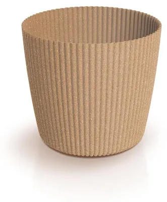 Obrázek produktu pro Prosperplast s.r.o. Květináč MILLY ROUND ECO WOOD naturo 16,9 cm