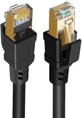 Zdjęcie produktu dla Kabel Ethernet Cat 8 - 1 metr, 40 Gbps, S/FTP