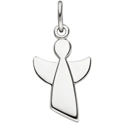 Immagine prodotto di Ciondolo angelo custode, ciondolo angelo, angelo custode in argento 925, altezza 17 mm, 0,7 grammi