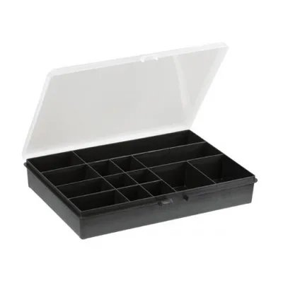 Produktbild von Sortierkasten B.332xT.254xH.55mm 14feste Fächer Box 14
